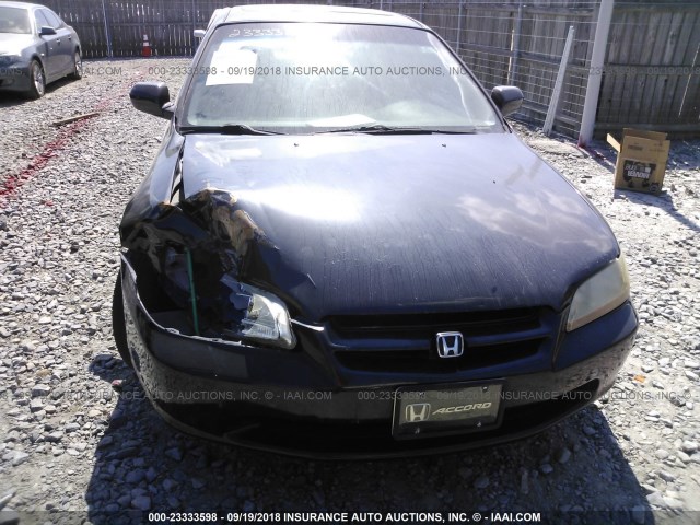 1HGCG56661A032904 - 2001 HONDA ACCORD EX BLACK photo 6