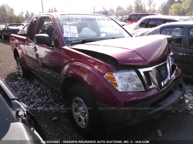 1N6BD0CT2FN756831 - 2015 NISSAN FRONTIER S/SV RED photo 1