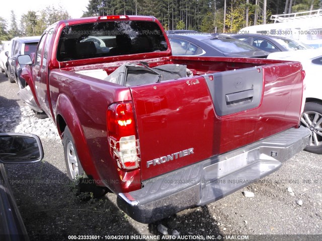 1N6BD0CT2FN756831 - 2015 NISSAN FRONTIER S/SV RED photo 3