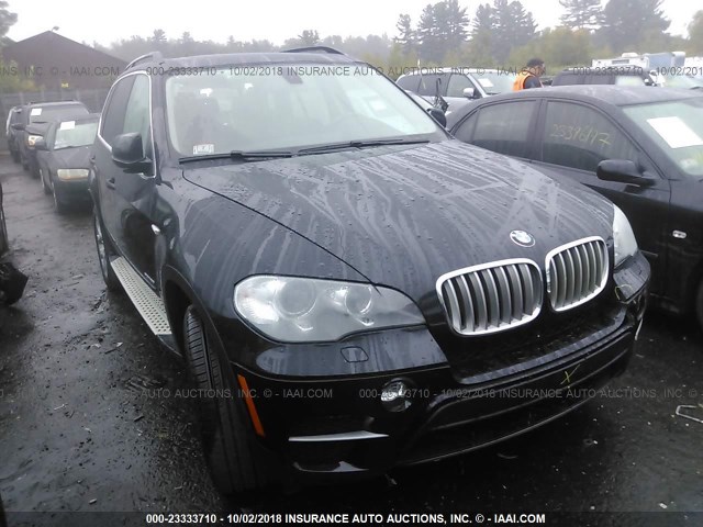 5UXZV4C5XD0G52283 - 2013 BMW X5 XDRIVE35I BLACK photo 1