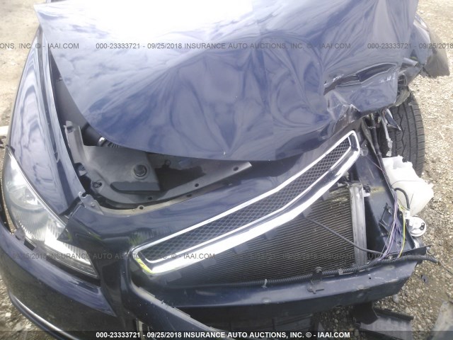 1G1ZC5E06AF184050 - 2010 CHEVROLET MALIBU 1LT BLUE photo 10