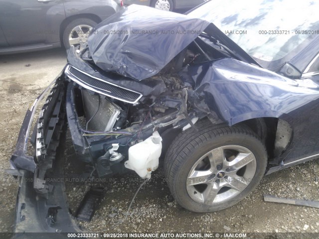 1G1ZC5E06AF184050 - 2010 CHEVROLET MALIBU 1LT BLUE photo 6