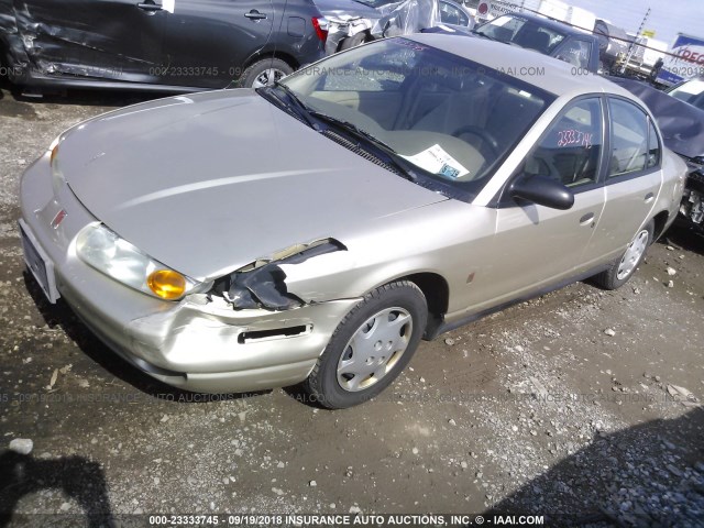 1G8ZH52832Z243374 - 2002 SATURN SL1 GOLD photo 2