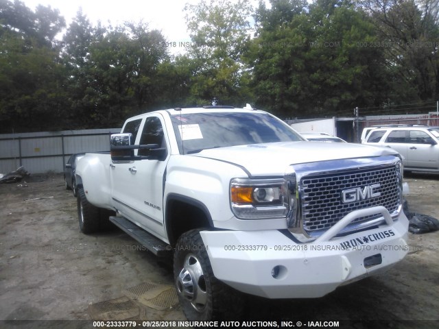 1GT42YE85GF155112 - 2016 GMC SIERRA K3500 DENALI WHITE photo 1