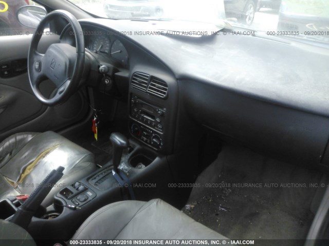 1G8ZY12791Z207400 - 2001 SATURN SC2 BLACK photo 5