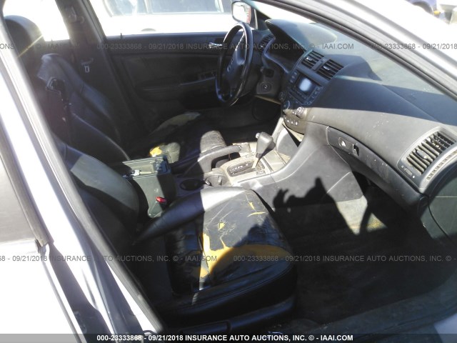 1HGCM56844A139237 - 2004 HONDA ACCORD EX SILVER photo 5