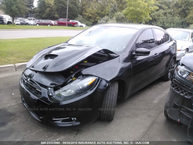 1C3CDFGBXGD823554 - 2016 DODGE DART GT SPORT BLACK photo 2