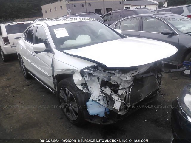 5J6TF2H53EL000386 - 2014 HONDA CROSSTOUR EXL WHITE photo 1