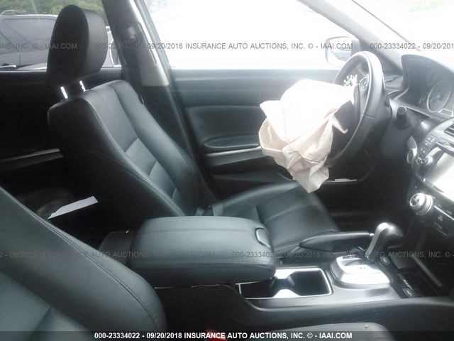 5J6TF2H53EL000386 - 2014 HONDA CROSSTOUR EXL WHITE photo 5