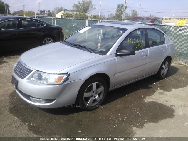 1G8AL55F17Z166565 - 2007 SATURN ION LEVEL 3 SILVER photo 2