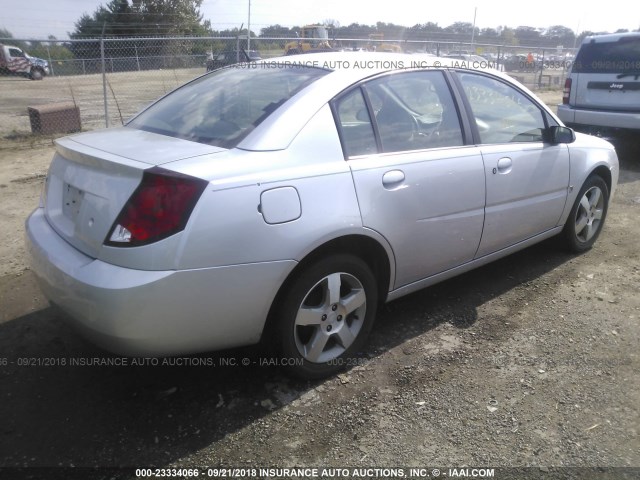 1G8AL55F17Z166565 - 2007 SATURN ION LEVEL 3 SILVER photo 4