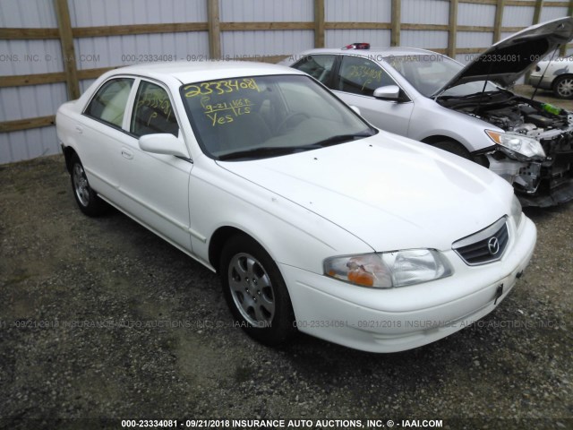 1YVGF22C925290402 - 2002 MAZDA 626 LX WHITE photo 1