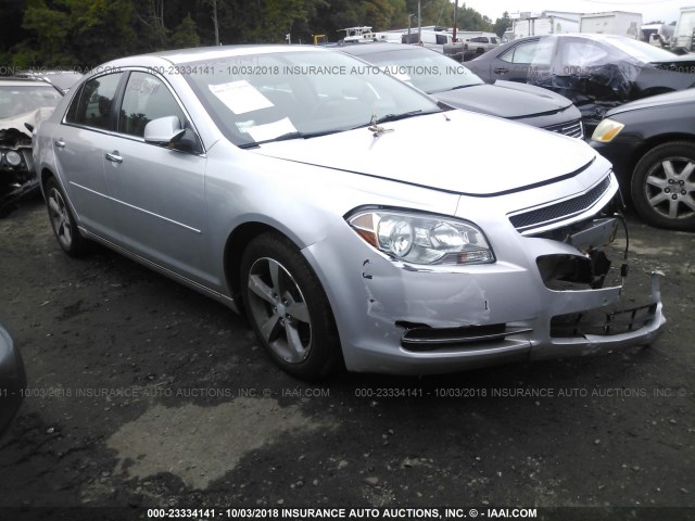 1G1ZC5E01CF299433 - 2012 CHEVROLET MALIBU 1LT SILVER photo 1