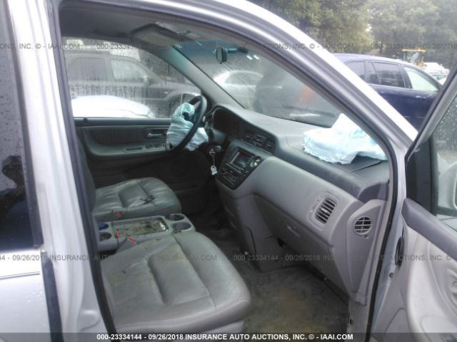 2HKRL18772H508199 - 2002 HONDA ODYSSEY EXL SILVER photo 5