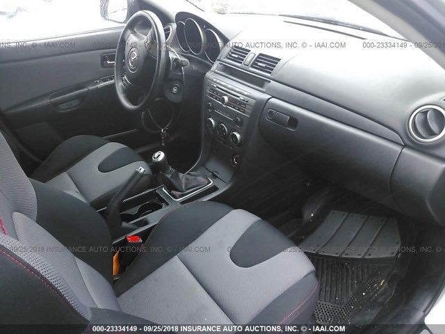 JM1BK34M881866102 - 2008 MAZDA SPEED 3 SILVER photo 5