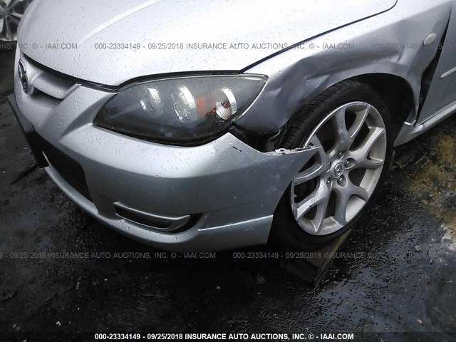 JM1BK34M881866102 - 2008 MAZDA SPEED 3 SILVER photo 6