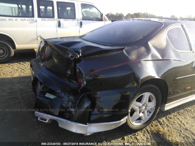 2G1WX15K129352284 - 2002 CHEVROLET MONTE CARLO SS შავი ფოტო 6