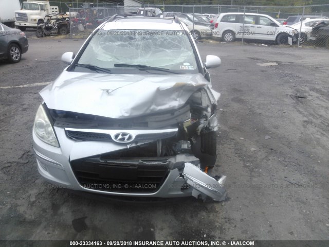 KMHDC8AE9AU051441 - 2010 HYUNDAI ELANTRA TOURING GLS/SE SILVER photo 6