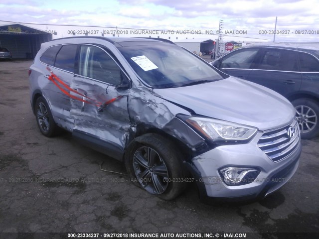 KM8SR4HFXGU158097 - 2016 HYUNDAI SANTA FE SE/LIMITED SILVER photo 1