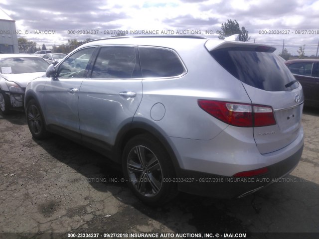 KM8SR4HFXGU158097 - 2016 HYUNDAI SANTA FE SE/LIMITED SILVER photo 3