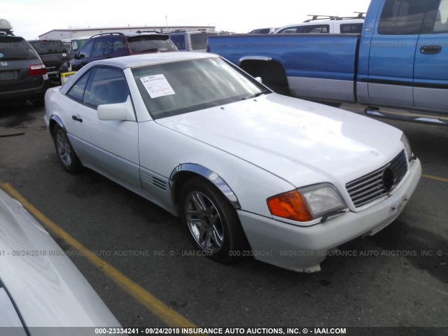 WDBFA66E1MF015699 - 1991 MERCEDES-BENZ 500 SL WHITE photo 1