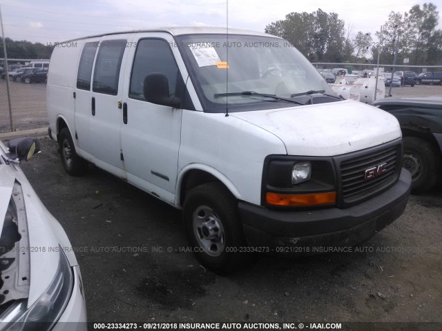 1GTGG25V451900539 - 2005 GMC SAVANA G2500 WHITE photo 1