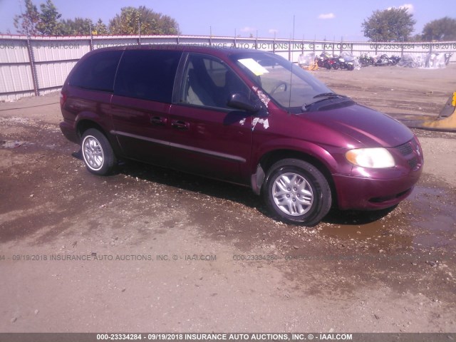 1B4GP44322B644660 - 2002 DODGE GRAND CARAVAN SPORT MAROON photo 1