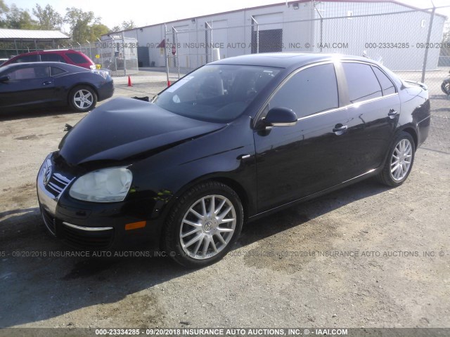 3VWRJ71K68M186209 - 2008 VOLKSWAGEN JETTA WOLFSBURG 黑色 照片 2