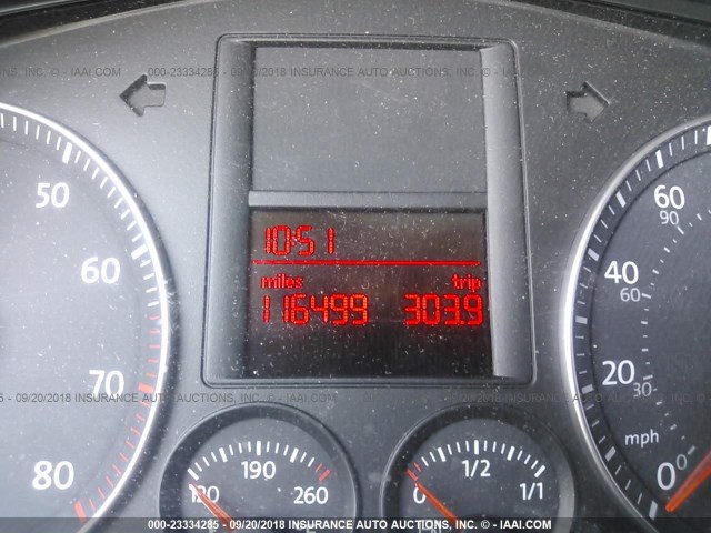 3VWRJ71K68M186209 - 2008 VOLKSWAGEN JETTA WOLFSBURG 黑色 照片 7