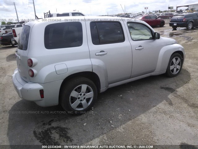 3GNBAAFW3BS641900 - 2011 CHEVROLET HHR LS SILVER photo 4