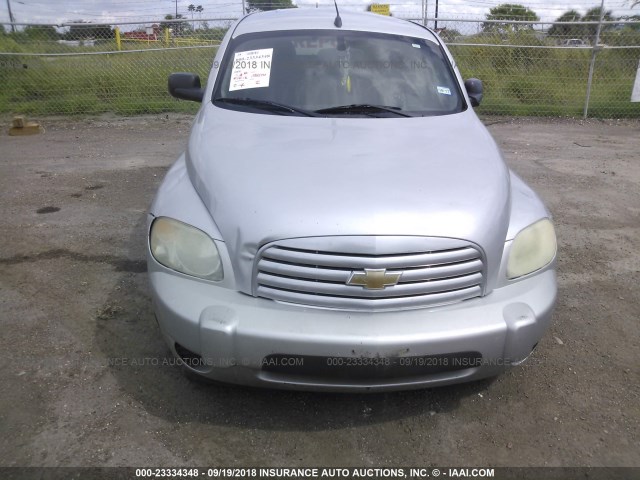 3GNBAAFW3BS641900 - 2011 CHEVROLET HHR LS SILVER photo 6