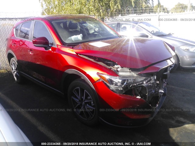 JM3KFBCMXJ0357051 - 2018 MAZDA CX-5 TOURING RED photo 1