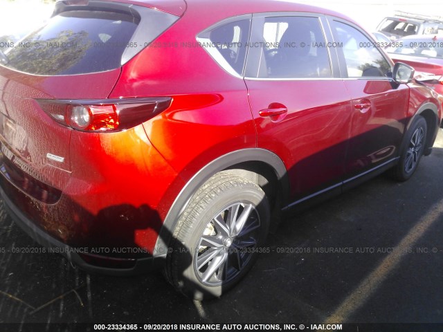JM3KFBCMXJ0357051 - 2018 MAZDA CX-5 TOURING RED photo 4