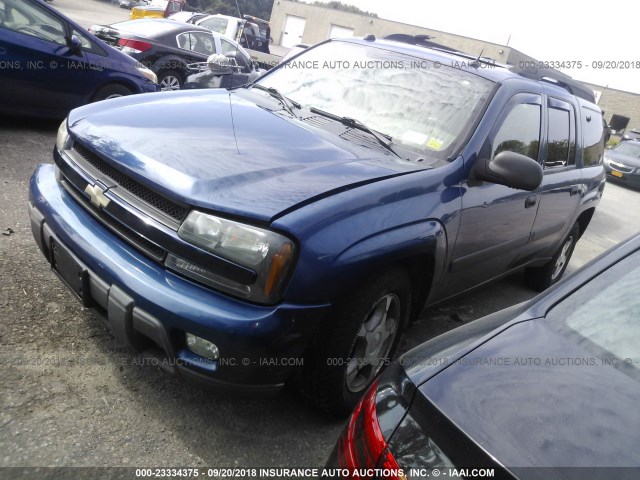 1GNET16S056112966 - 2005 CHEVROLET TRAILBLAZER EXT LS/EXT LT BLUE photo 2