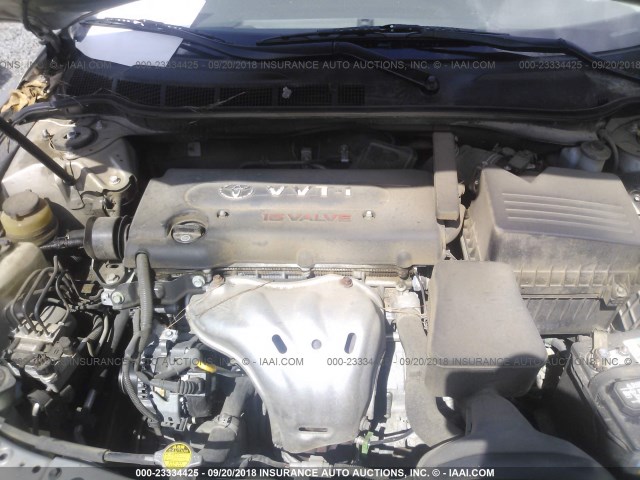 4T1BE46K18U206843 - 2008 TOYOTA CAMRY CE/LE/XLE/SE GOLD photo 10