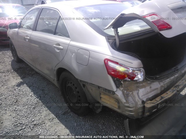 4T1BE46K18U206843 - 2008 TOYOTA CAMRY CE/LE/XLE/SE GOLD photo 3