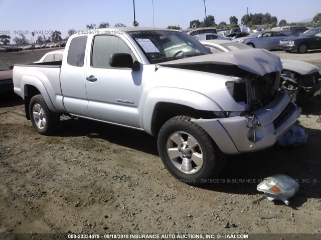 5TETU62NX5Z064230 - 2005 TOYOTA TACOMA PRERUNNER ACCESS CAB SILVER photo 1