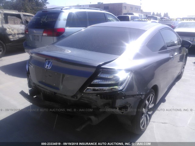 2HGFG3B00FH502257 - 2015 HONDA CIVIC EXL Boz foto 4