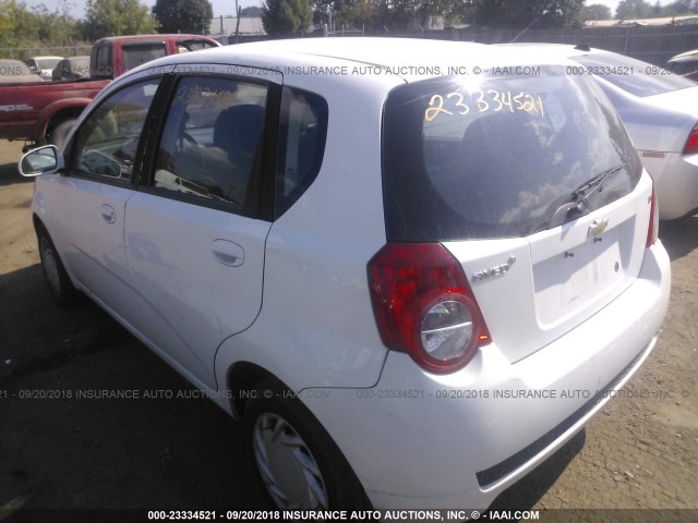 KL1TD6DE0BB229478 - 2011 CHEVROLET AVEO LS/LT Ağ foto 3