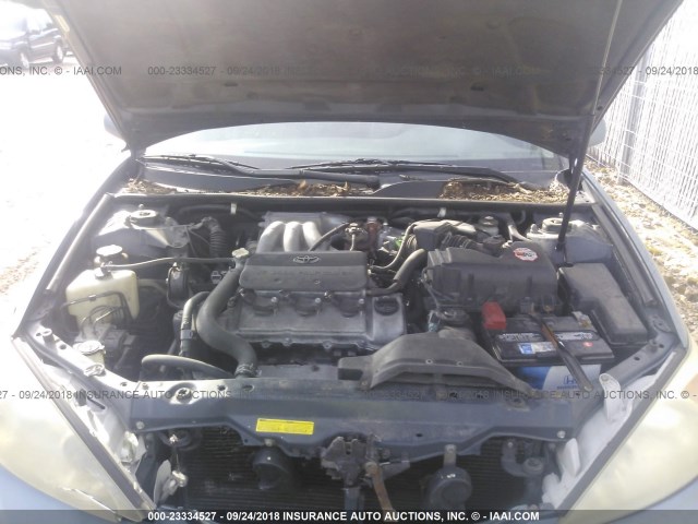 4T1BF32KX2U527140 - 2002 TOYOTA CAMRY LE/XLE/SE Көк фото 10