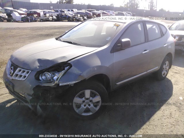 JN8AS5MV2BW683048 - 2011 NISSAN ROGUE S/SV/KROM GRAY photo 2