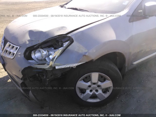 JN8AS5MV2BW683048 - 2011 NISSAN ROGUE S/SV/KROM GRAY photo 6