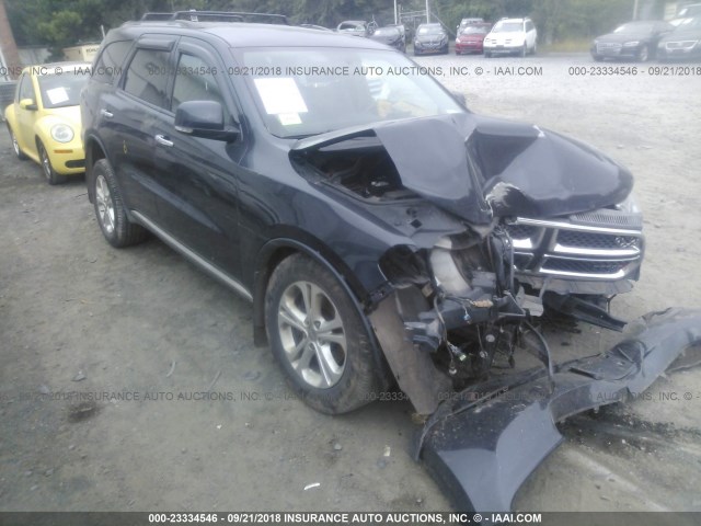 1C4RDJDG8DC700815 - 2013 DODGE DURANGO CREW GRAY photo 1