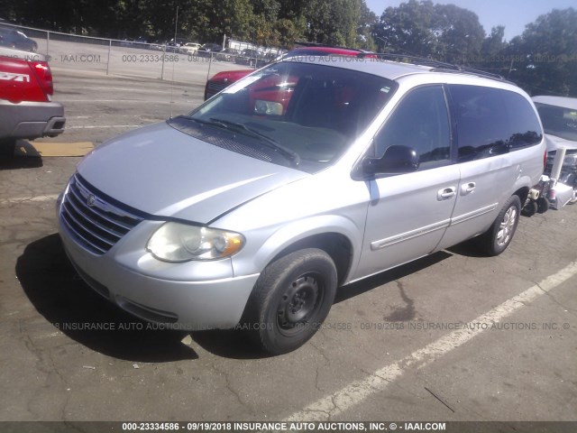 2A4GP54L36R753865 - 2006 CHRYSLER TOWN & COUNTRY TOURING SILVER photo 2