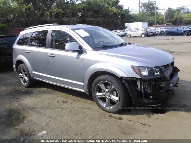 3C4PDDGGXGT227206 - 2016 DODGE JOURNEY CROSSROAD SILVER photo 1