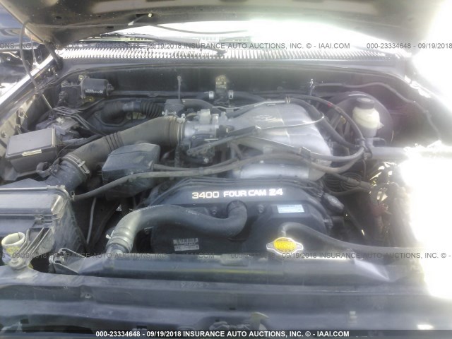 5TESN92N04Z398016 - 2004 TOYOTA TACOMA XTRACAB PRERUNNER შავი ფოტო 10