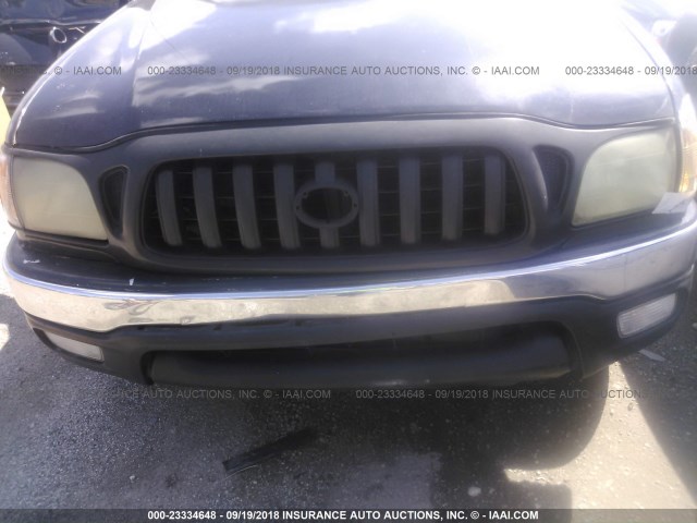 5TESN92N04Z398016 - 2004 TOYOTA TACOMA XTRACAB PRERUNNER შავი ფოტო 6