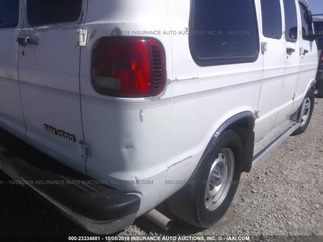 2B6HB11XX1K542290 - 2001 DODGE RAM VAN B1500 WHITE photo 6