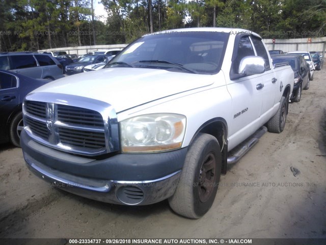 1D7HA18K46J145806 - 2006 DODGE RAM 1500 ST WHITE photo 2