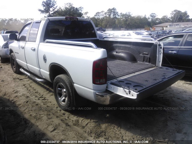 1D7HA18K46J145806 - 2006 DODGE RAM 1500 ST WHITE photo 3